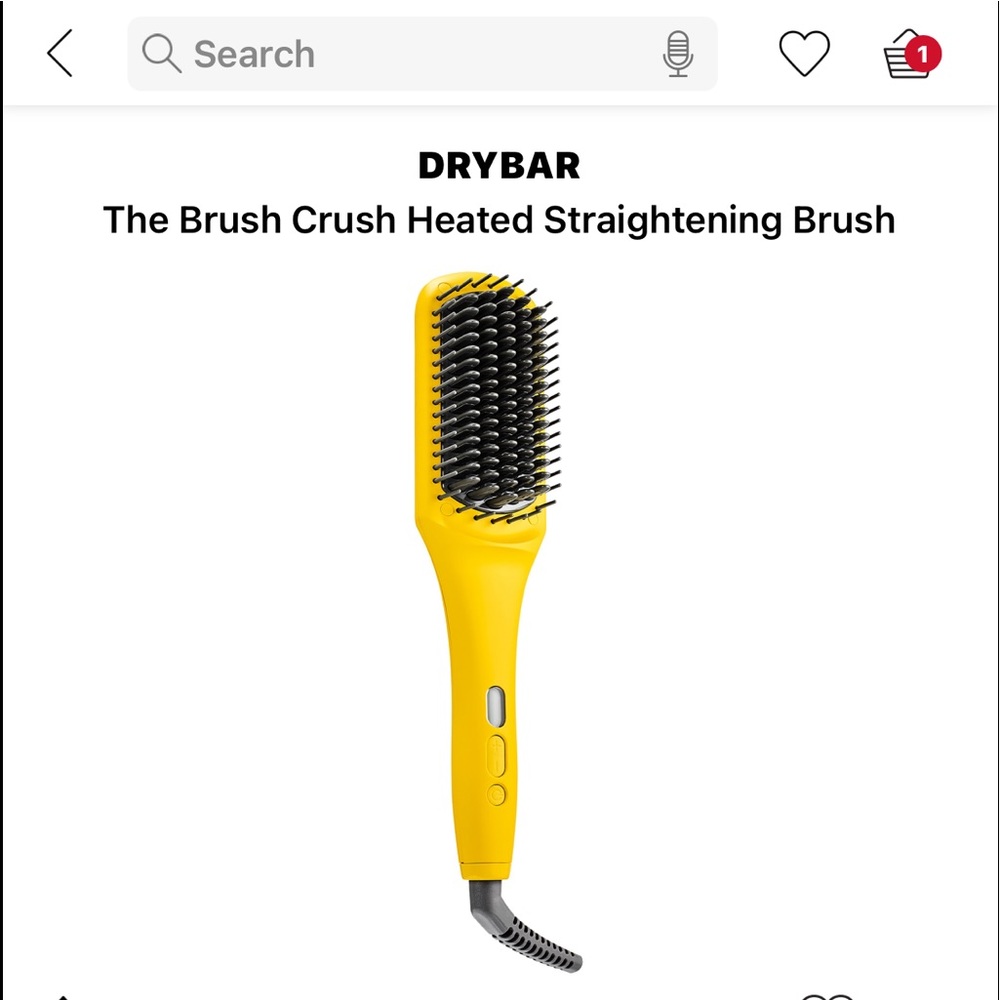 Drybar Brush Crush Straightening Brush